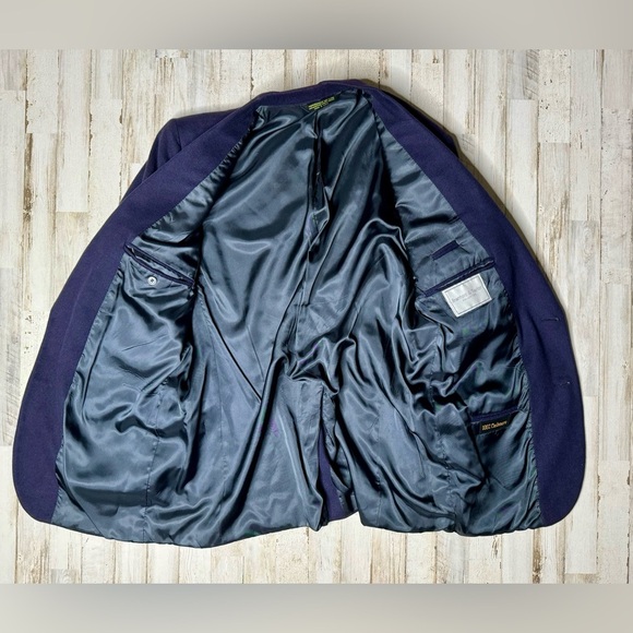 Branford & Taylor Cashmere Blazer Jacket Men's Navy Blue Sport Coat - Picture 7 of 11